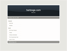 Tablet Screenshot of hertzogs.com